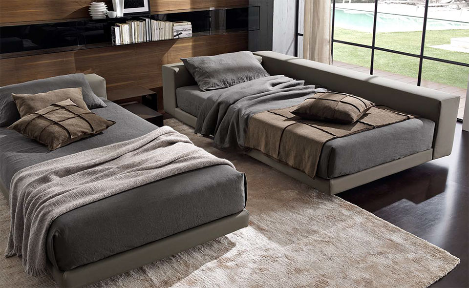 Letti singoli moderni Duomo Design