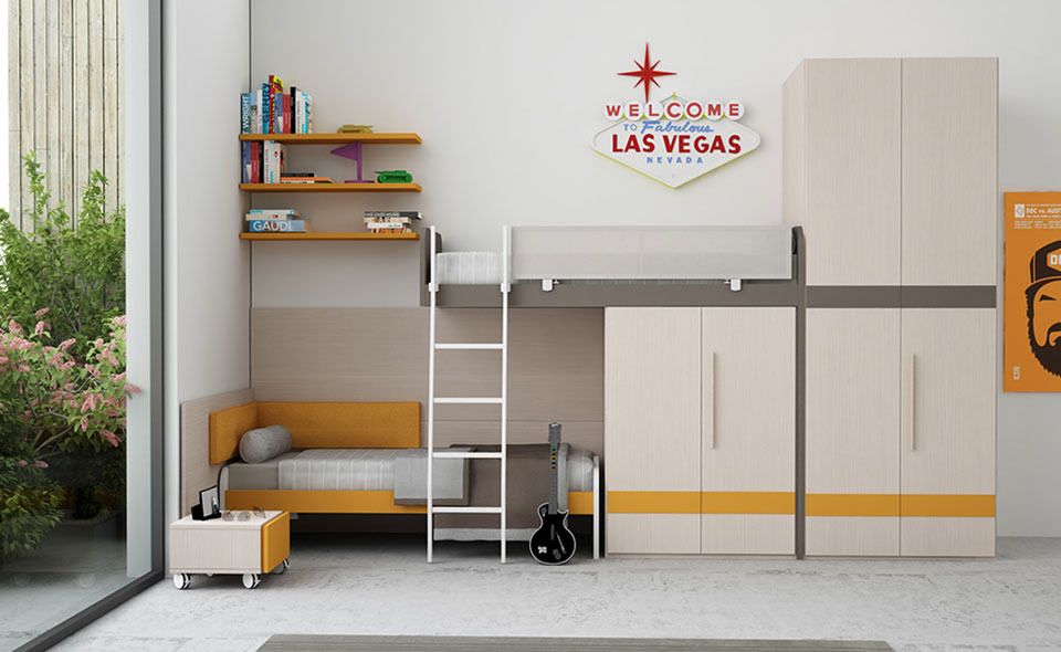 Letto a soppalco Granzotto Italia