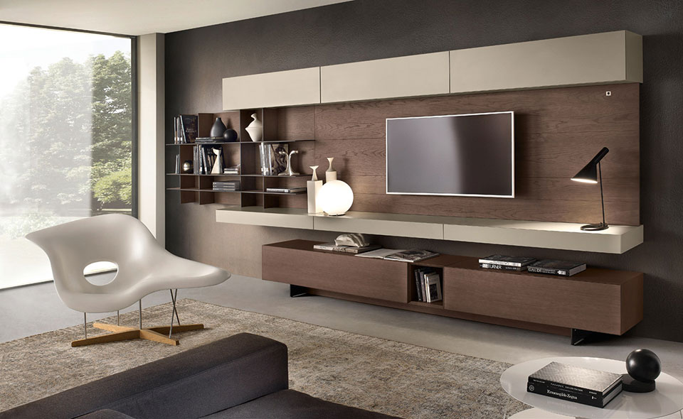 Parete Attrezzata CUBE 5 Olivieri