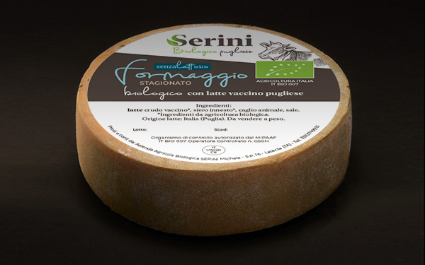 Formaggio stagionato Serini - Biologico Pugliese