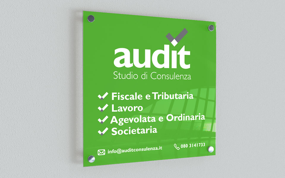 Insegna esterna - Audit