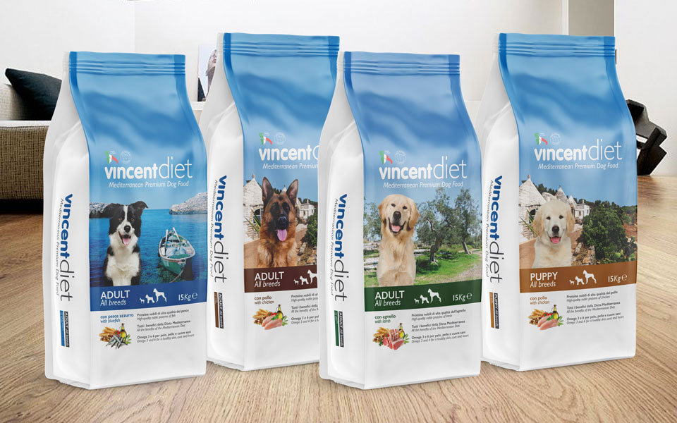 Packaging Vincent Pet Food Evolution