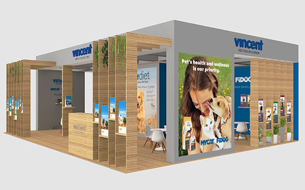 Render stand fieristico Vincent - Zoomark