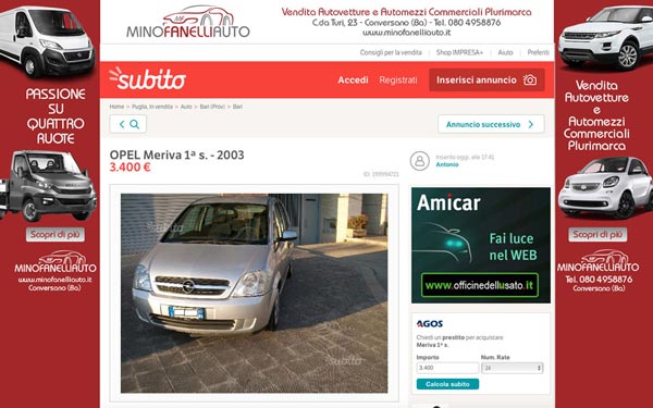 Skin Mino Fanelli Auto Subito.it