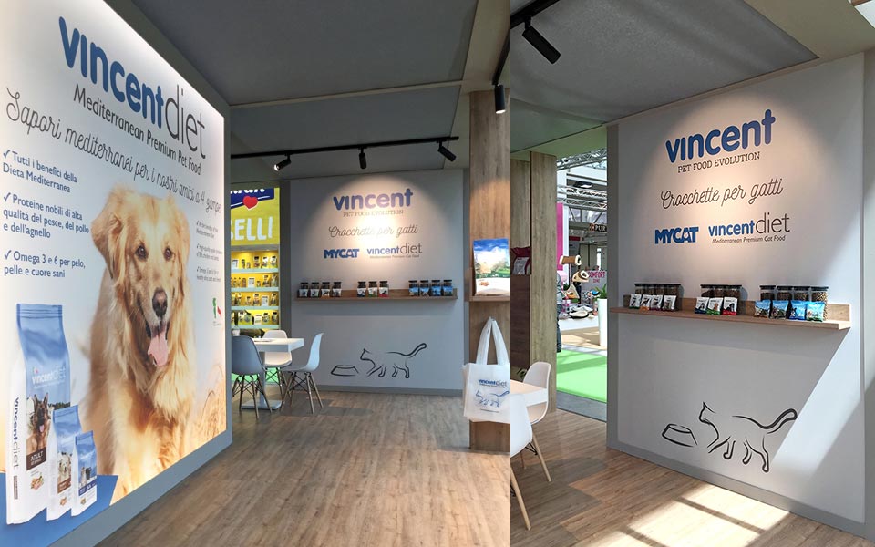 Stand fieristico Vincent Pet Food