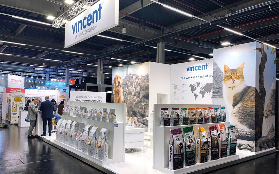 Stand fieristico Vincent Pet Food